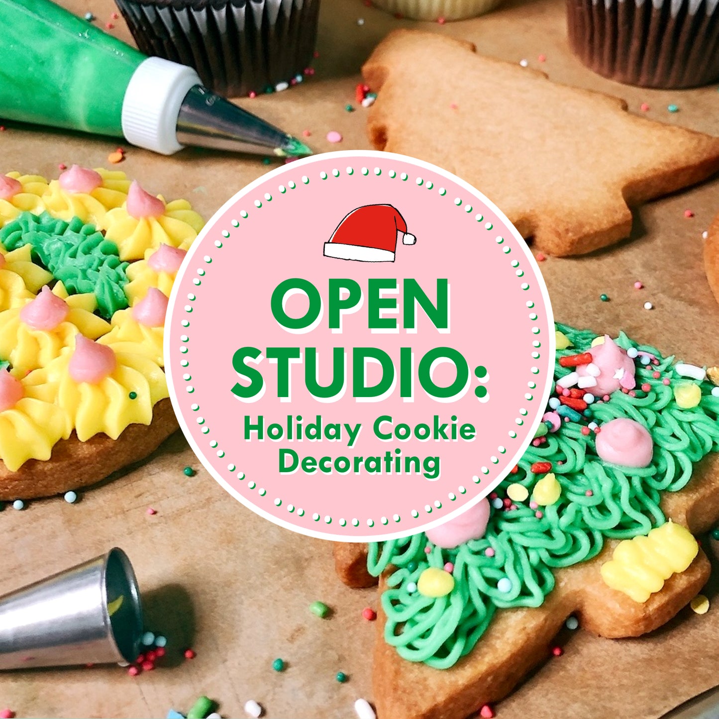 Open Studio: Holiday Cookie Decorating Event December 23rd