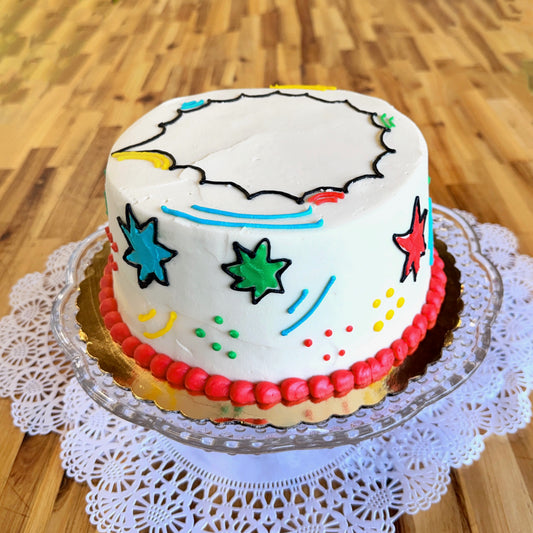 Kapow! - Decorated Cake