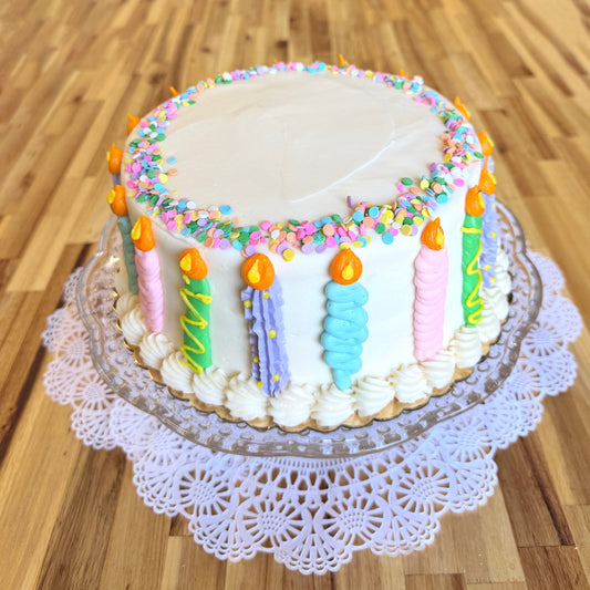 Pastel Birthday Bash- Decorated Cake