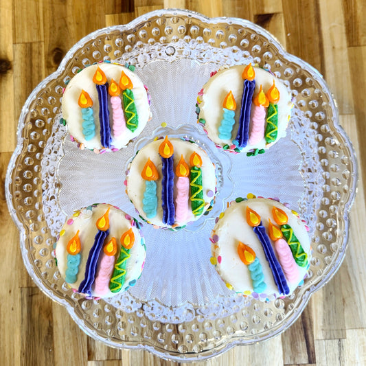 Pastel Birthday Bash- Decorated Cupcakes