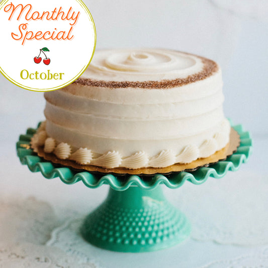 Pumpkin D'light Cake: Oct/Nov Special