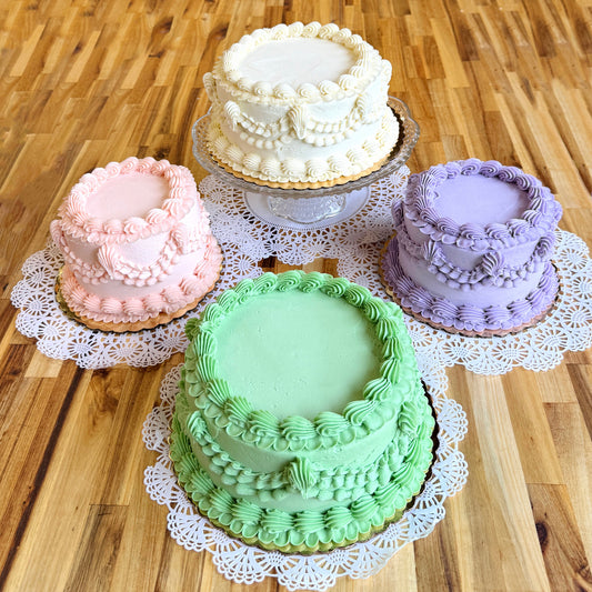 Vintage Monochrome - Decorated Cakes