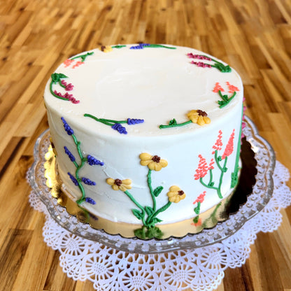 Wildflower Whimsy - Decorated Cake
