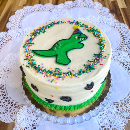 Dino Party- Decorated Cake